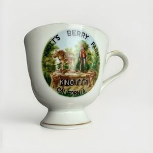 Vintage 1940's-50's Knott's Berry Farm Teacup Cup‎ Souvenir